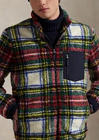 Plaid Pile Fleece Hybrid Jacket