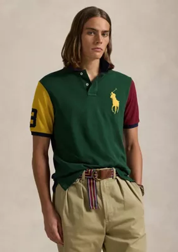 Classic Fit Big Pony Mesh Polo Shirt