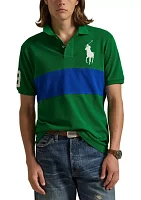 Classic Fit Big Pony Mesh Polo Shirt