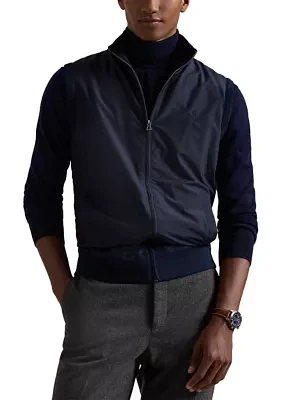 Hybrid Full Zip Sweater Vest