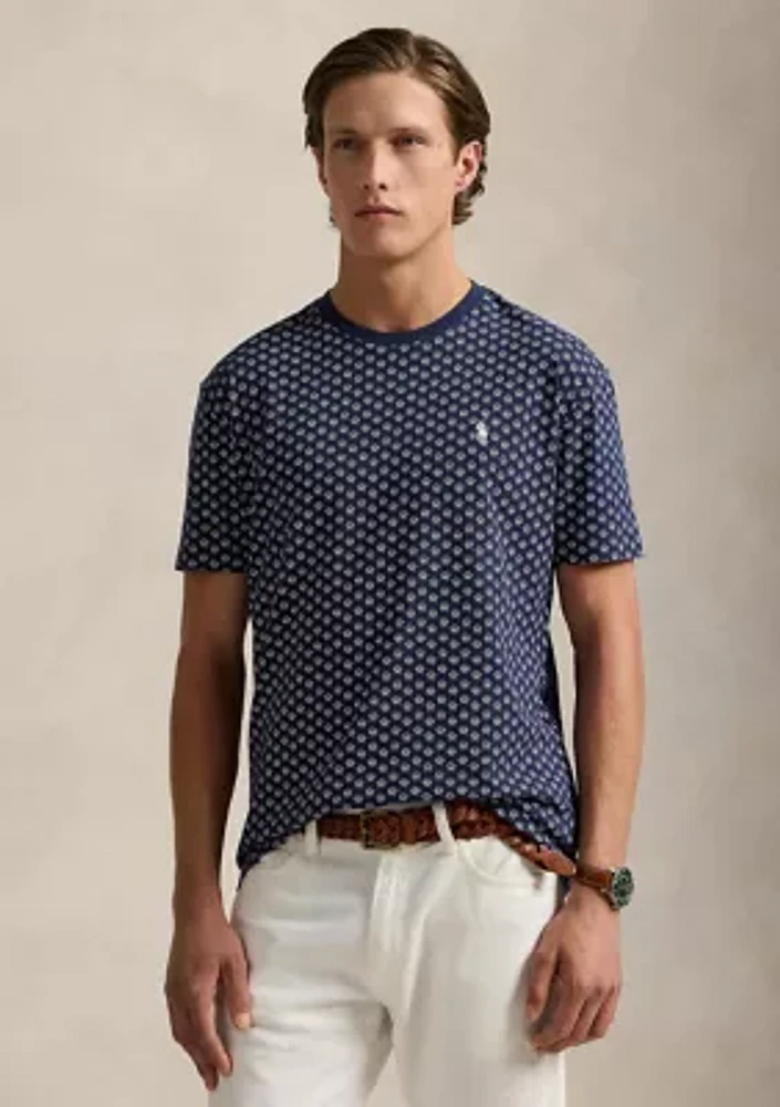Classic Fit Thistle Print Jersey T-Shirt