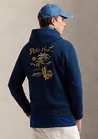 Embroidered Loopback Fleece Hoodie