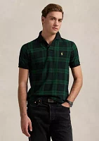 Standard Fit Plaid Polo Shirt