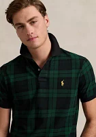 Standard Fit Plaid Polo Shirt