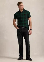 Standard Fit Plaid Polo Shirt