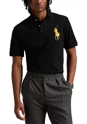 Classic Fit Big Pony Mesh Polo Shirt