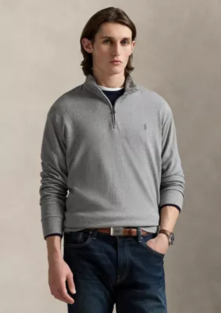Luxury Jersey Houndstooth Pullover