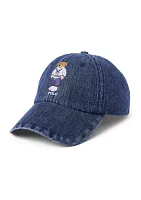 Polo Bear Denim Ball Cap