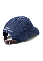 Polo Bear Denim Ball Cap