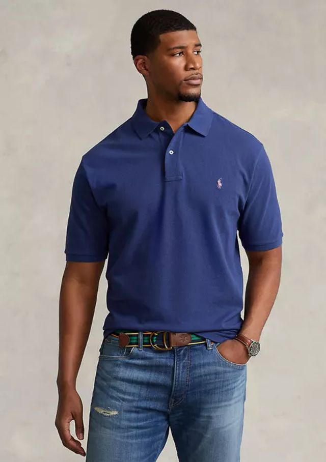 Belk Custom Slim Fit Mesh Polo | The Summit