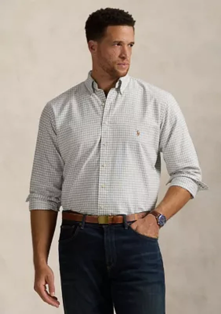 Big & Tall Gingham Oxford Shirt