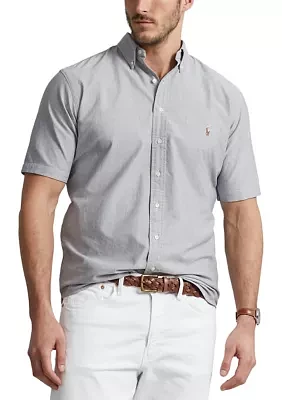 Big & Tall Oxford Short-Sleeve Shirt