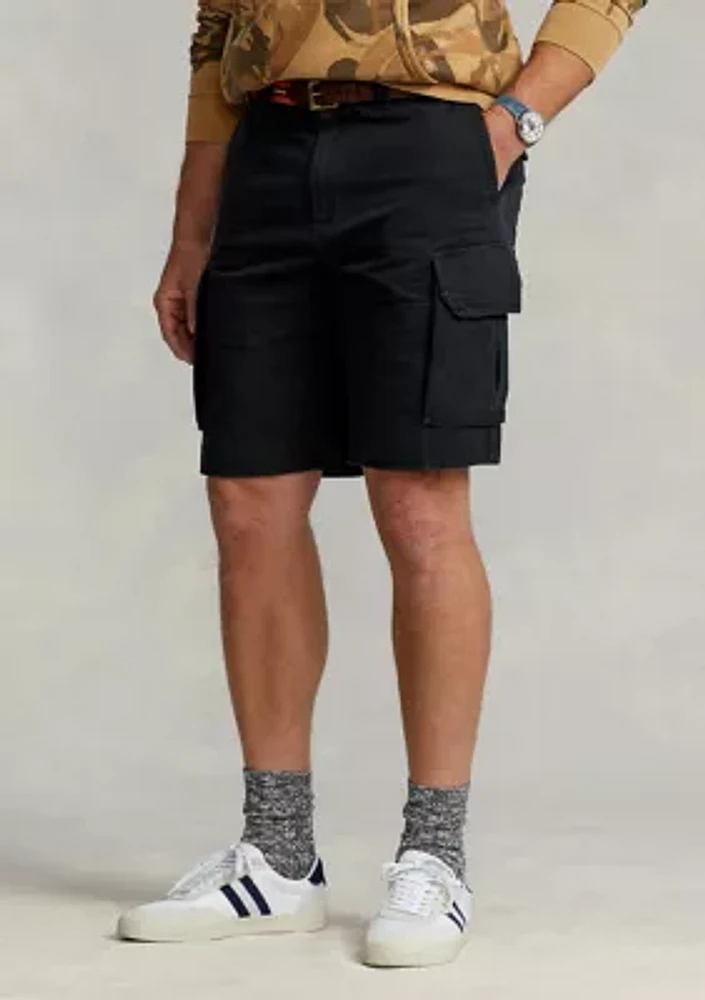 Big & Tall Relaxed Fit Slub Twill Cargo Shorts