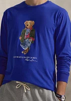 Big & Tall Polo Bear Jersey Long Sleeve Graphic T-Shirt