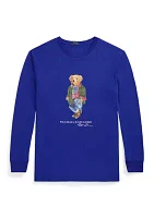 Big & Tall Polo Bear Jersey Long Sleeve Graphic T-Shirt