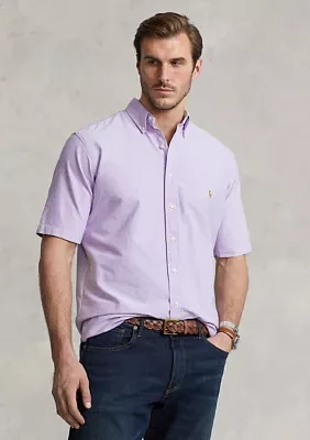 Big & Tall Short Sleeve Oxford Shirt