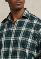 Big & Tall Plaid Twill Shirt