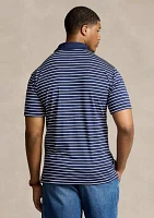 Big & Tall Striped Stretch Performance Polo Shirt