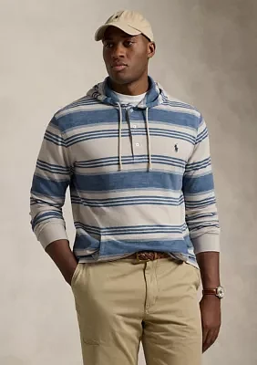 Big & Tall Striped Spa Terry Hoodie