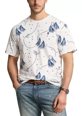 Big & Tall Nautical-Print Jersey T-Shirt