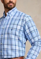 Big & Tall Plaid Oxford Shirt