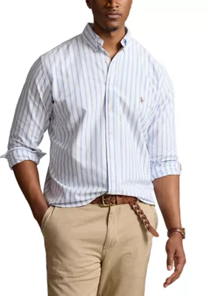 Big & Tall Striped Oxford Shirt