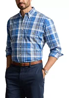 Big & Tall Plaid Oxford Shirt