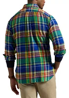 Big & Tall Plaid Brushed Flannel Shirt