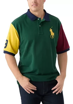 Big & Tall Pony Mesh Polo Shirt