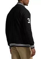 Big & Tall Pony Fleece Baseball Jacket