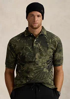 Big & Tall Palm-Camo Mesh Polo Shirt