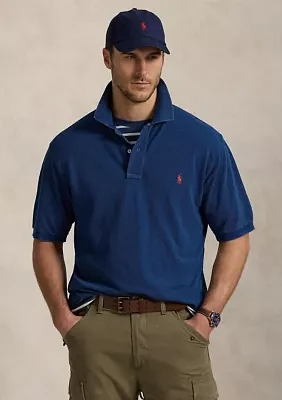 Big & Tall Indigo Mesh Polo Shirt