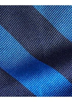 Striped Silk Repp Narrow Tie