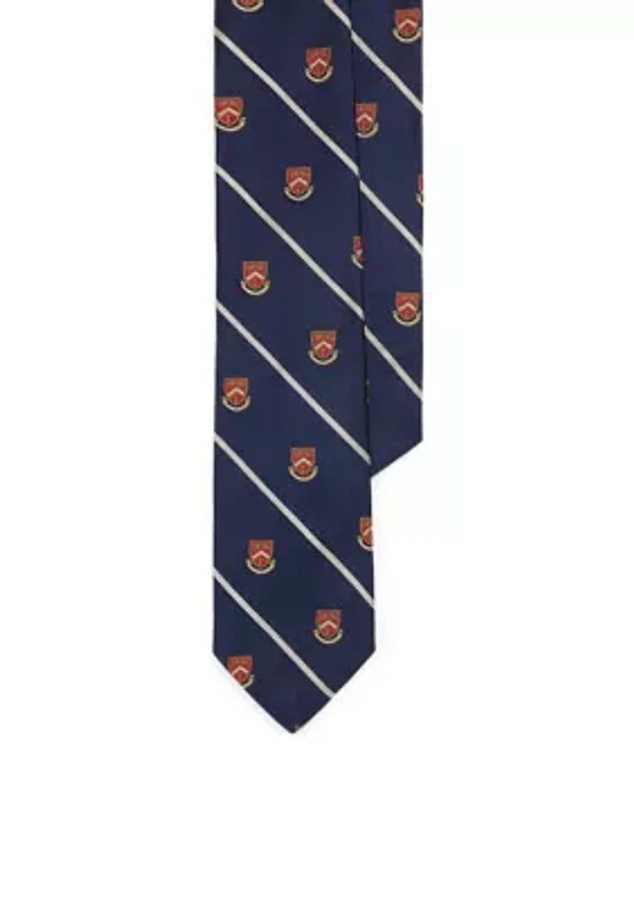 Striped Silk Repp Club Tie