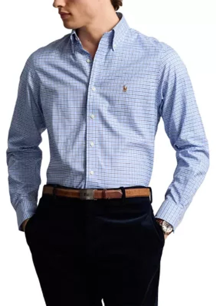 Classic Fit Check Pinpoint Oxford Shirt