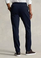 Pleated Double-Knit Suit Trousers