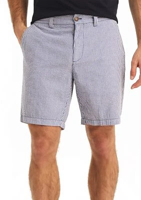 8.5" Seersucker Shorts