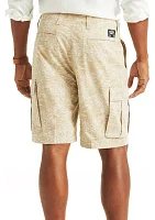 Jeans Co. 9.5" Printed Cargo Shorts