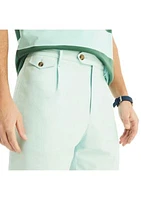 Miami Vice x Nautica 8.5" Pleated Linen Shorts