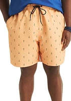 Big & Tall Anchor Print Quick Dry Swim Shorts