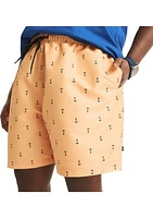 Big & Tall Anchor Print Quick Dry Swim Shorts