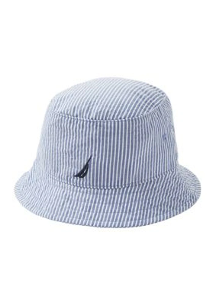 Seersucker Bucket Hat