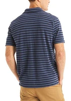 Classic Fit Striped Polo Shirt