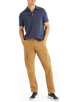 Classic Fit Striped Polo Shirt