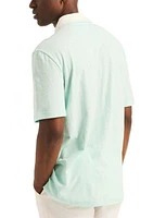 Miami Vice x Nautica Classic Fit Linen Polo Shirt