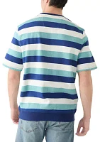 Jeans Co. Striped Crewneck T-Shirt