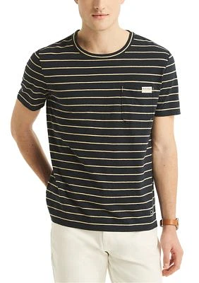 Jeans Co. Striped Linen Crewneck T-Shirt