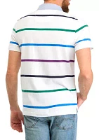 Rugby Stripe Polo Shirt