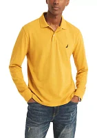 Classic Fit Long Sleeve Deck Polo Shirt