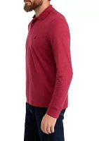 Classic Fit Long Sleeve Deck Polo Shirt